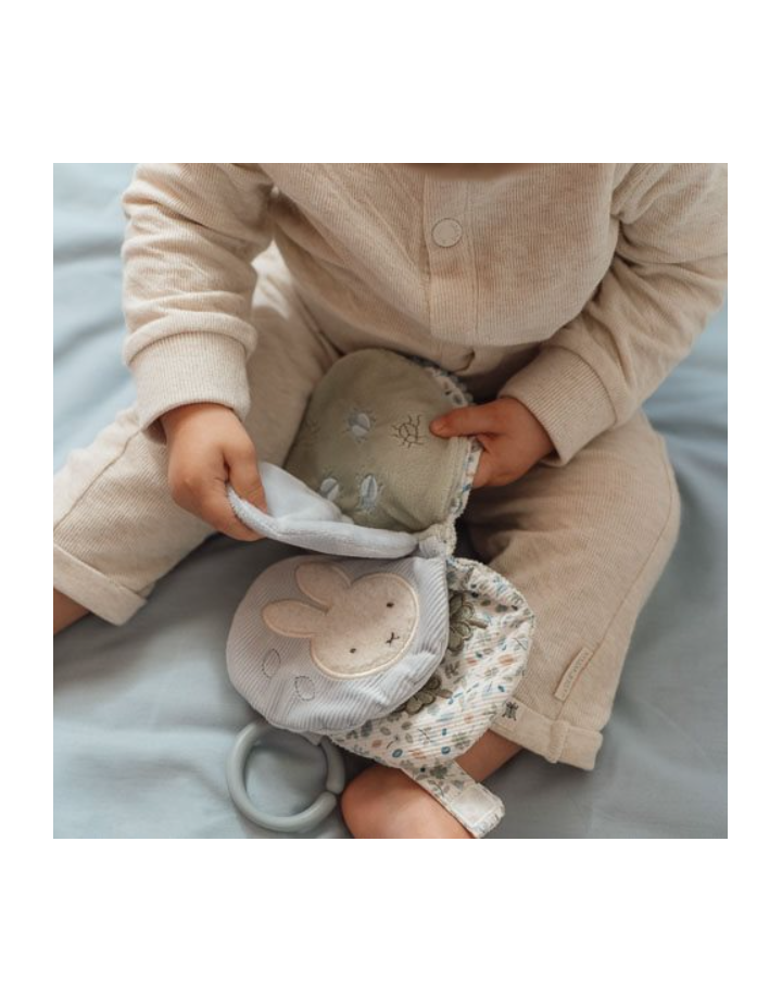 Livre de Poussette Miffy Bleu Lucky Leaves | Little Dutch