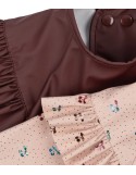 Lot 2 bavoirs à manches Cherry Glitter | Konges Sløjd