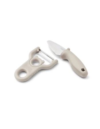 Set Éplucheur & Couteau Pertense Sandy – Liewoo