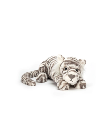 Sacha Snow Tiger Jellycat | Peluche Tigre des Neiges