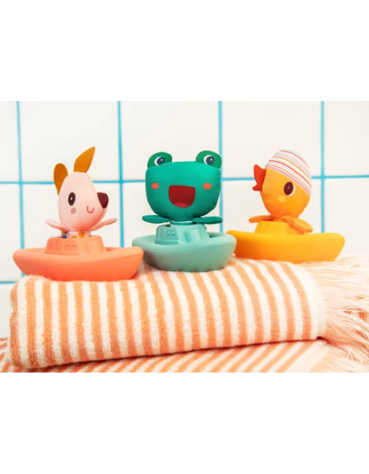 James la Grenouille et son Bateau Flottant Lilliputiens | Dès 6 Mois