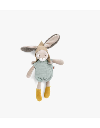 Petite Peluche Lapin Sauge Moulin Roty | Trois Petits Lapins