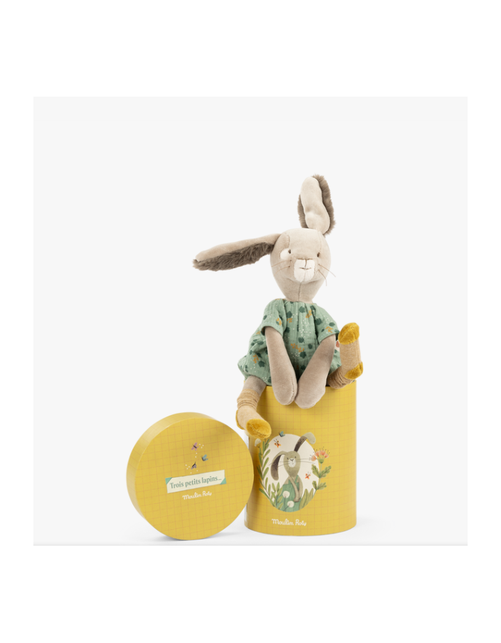 Poupée Lapin Sauge Moulin Roty | Trois Petits Lapins