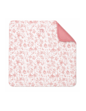 Plaid Réversible Toile de Jouy Tartine et Chocolat | 80x100 cm