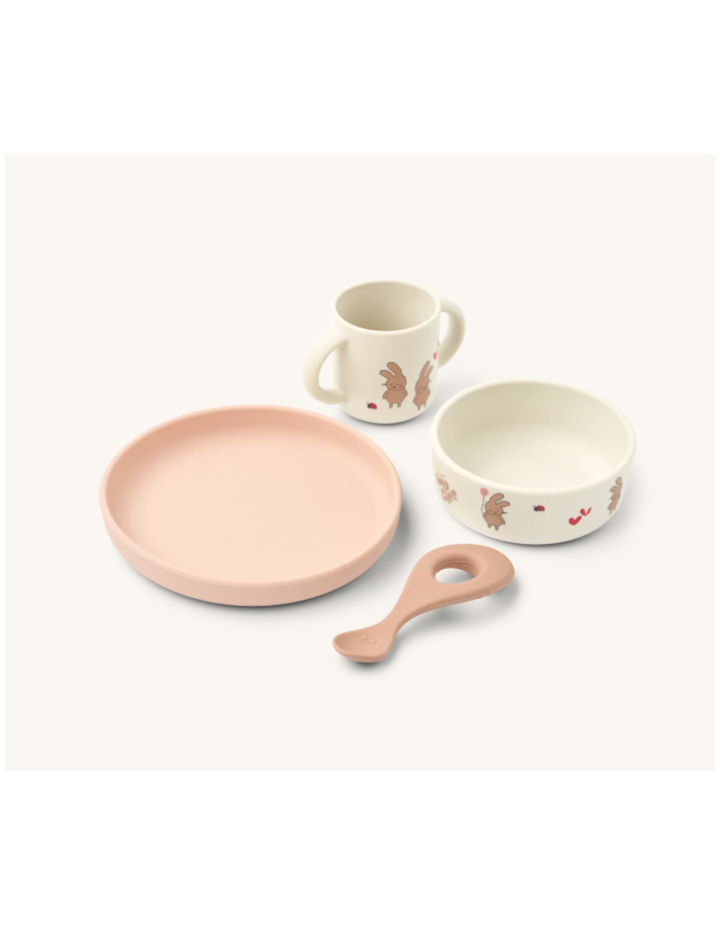 Coffret Repas VIVI Wild Child Rosey Liewood | Silicone