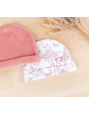 Bonnet Toile de Jouy Rose Tartine et Chocolat | Bébé