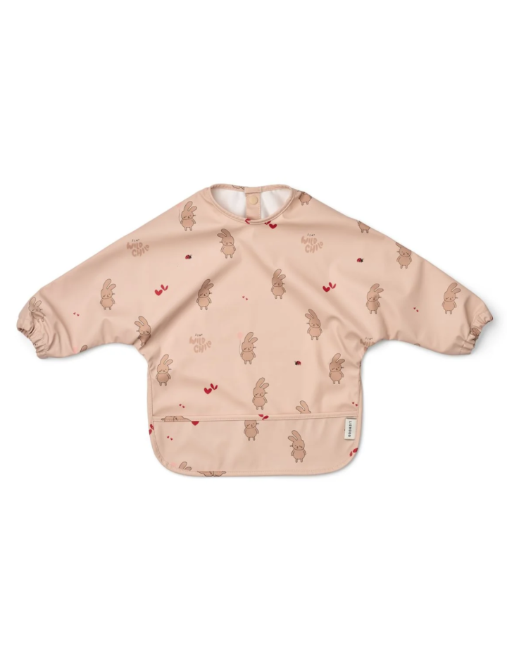 bavoir à manches Liewood – Wild Child / Rosey | Bébé