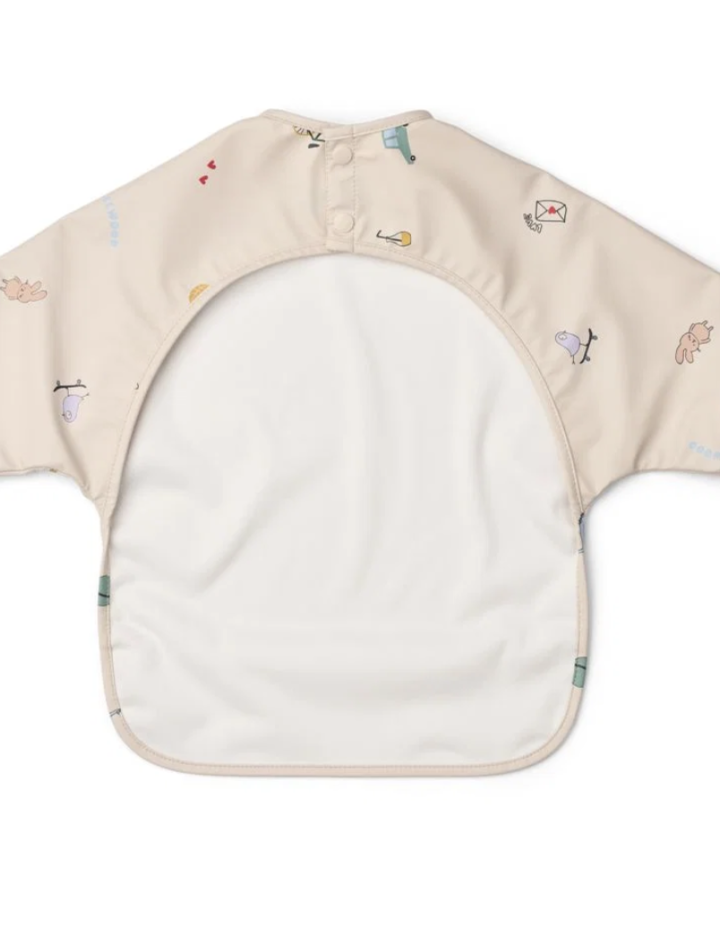 Bavoir à manches MERLE Liewood – Tamtam / Sandy | Bébé