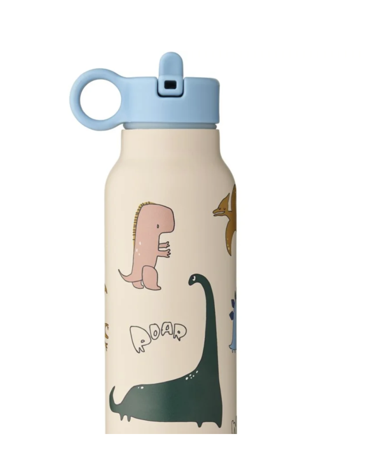 Gourde FALK 350 ml Liewood – Dino Roar / Sandy | Enfant