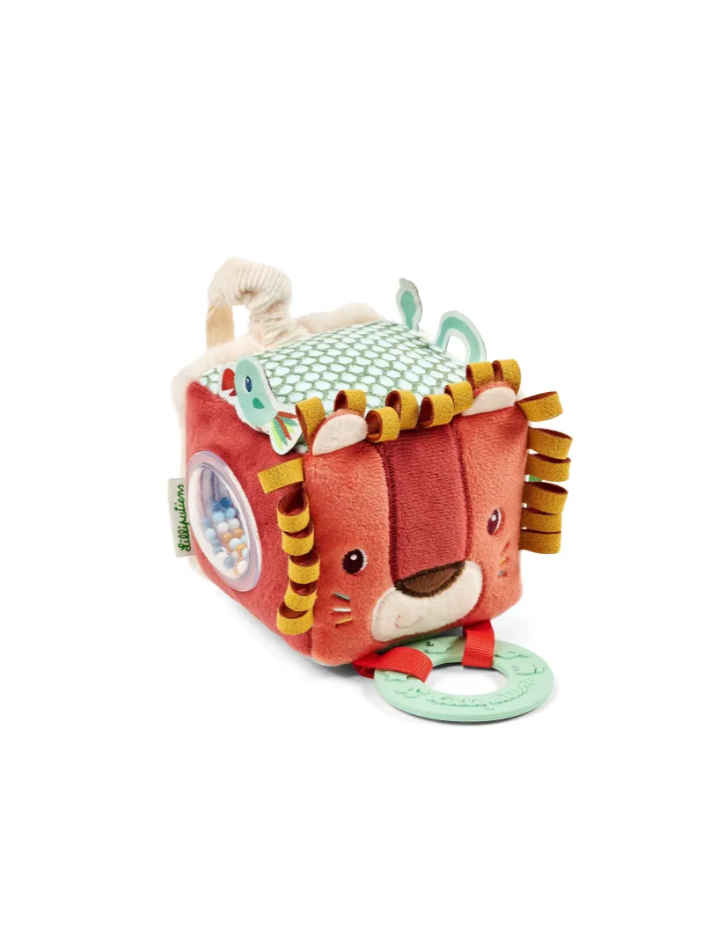 Cube d'activités bébé Jack le lion Lilliputiens | Le Lutin Vert
