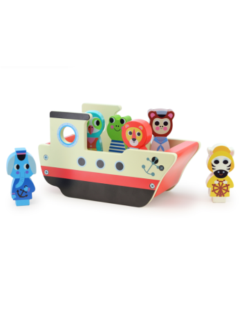 Bateau sonore en bois Ingela P. Arrhenius | Vilac