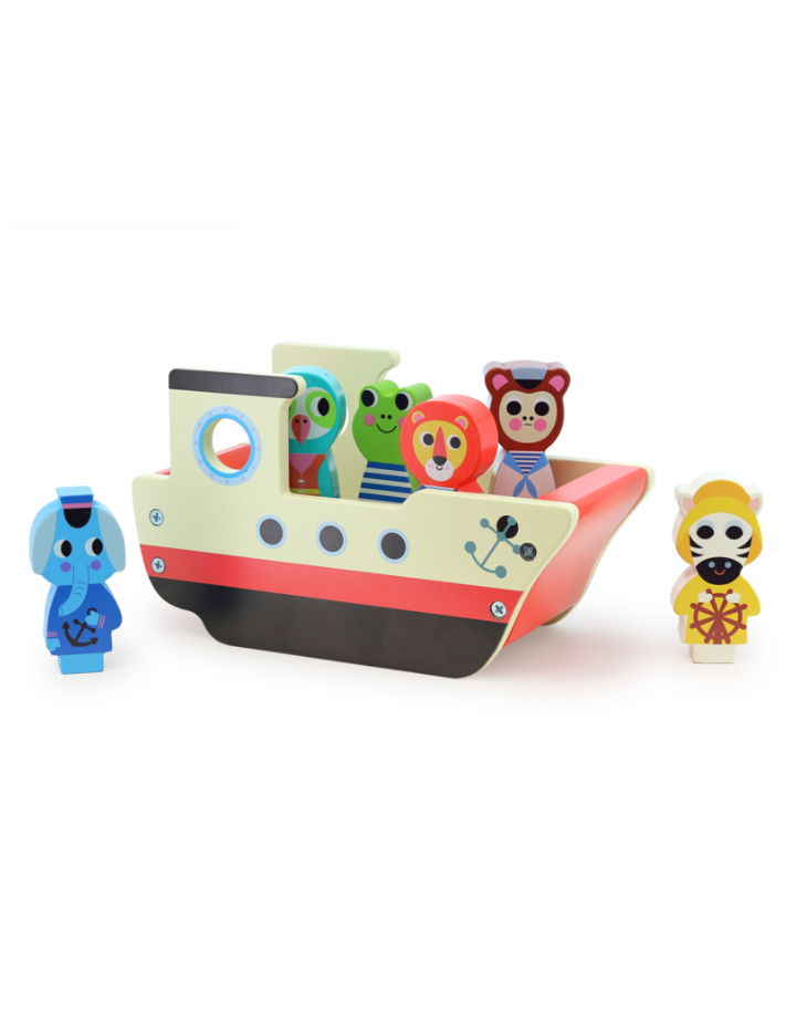 Bateau sonore en bois Ingela P. Arrhenius | Vilac