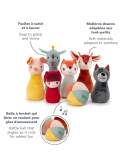 Jeu de quilles bébé en tissu Lilliputiens – Dès 18 mois