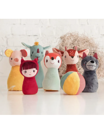 Jeu de quilles bébé en tissu Lilliputiens – Dès 18 mois