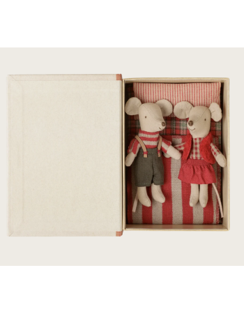 Jumeaux souris de Noël Maileg – Coffret livre