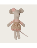 Souris au volant Maileg Petite sœur – 10 cm