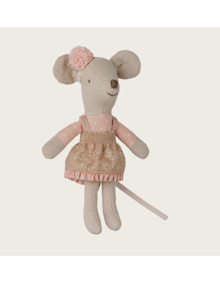 Souris au volant Maileg Petite sœur – 10 cm