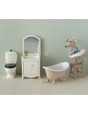 Coiffeuse avec évier Maileg pour souris – Off White