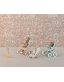Poussette Maileg pour bébé souris – Bleu