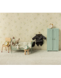 Lit simple vintage Maileg pour souris – Menthe