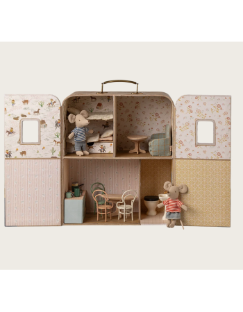 Maison SuitCasa Maileg pour Petite sœur et Petit frère