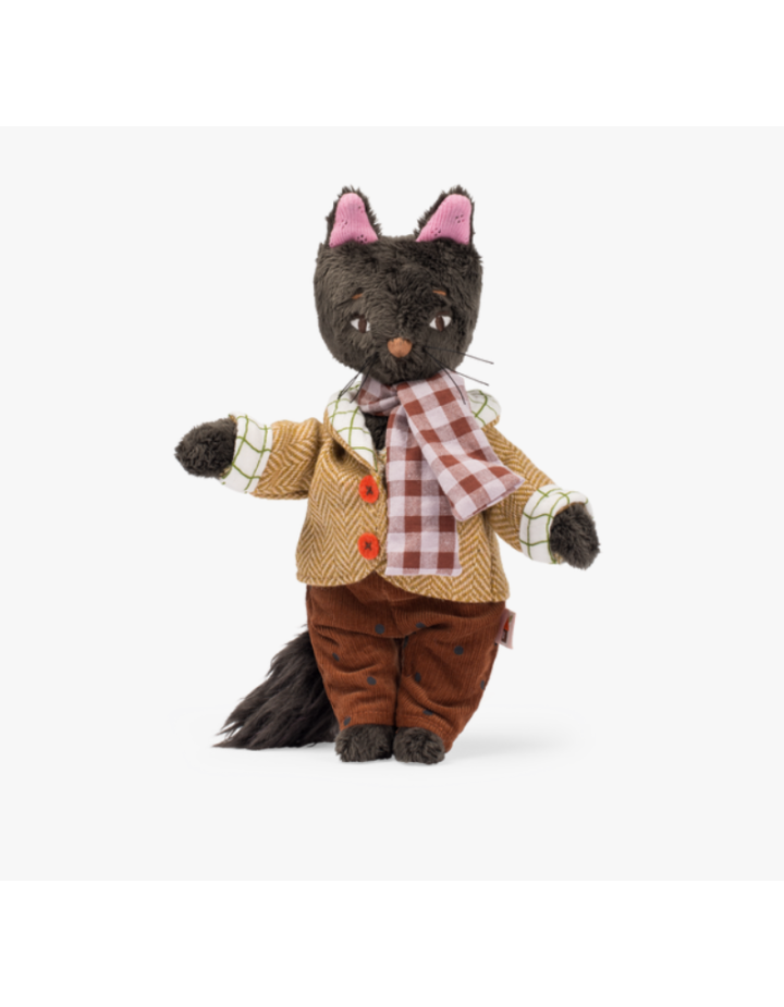 Peluche articulée Léon le Chat Moulin Roty – Minouchkas