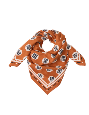 Foulard Lollilove marron beige maman enfant | Atelier Wagram