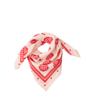 Foulard Lollilove beige rouge maman enfant | Atelier Wagram
