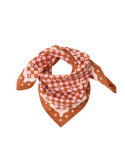 Foulard Amour Fou marron rose maman enfant | Atelier Wagram