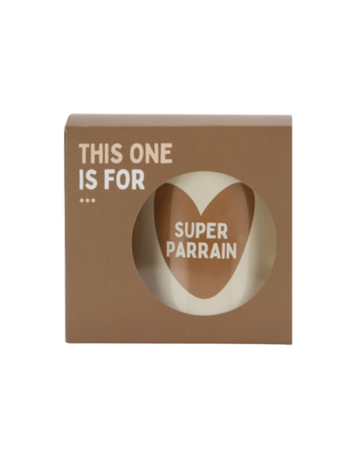 Mug Super Parrain en céramique | Atelier Wagram