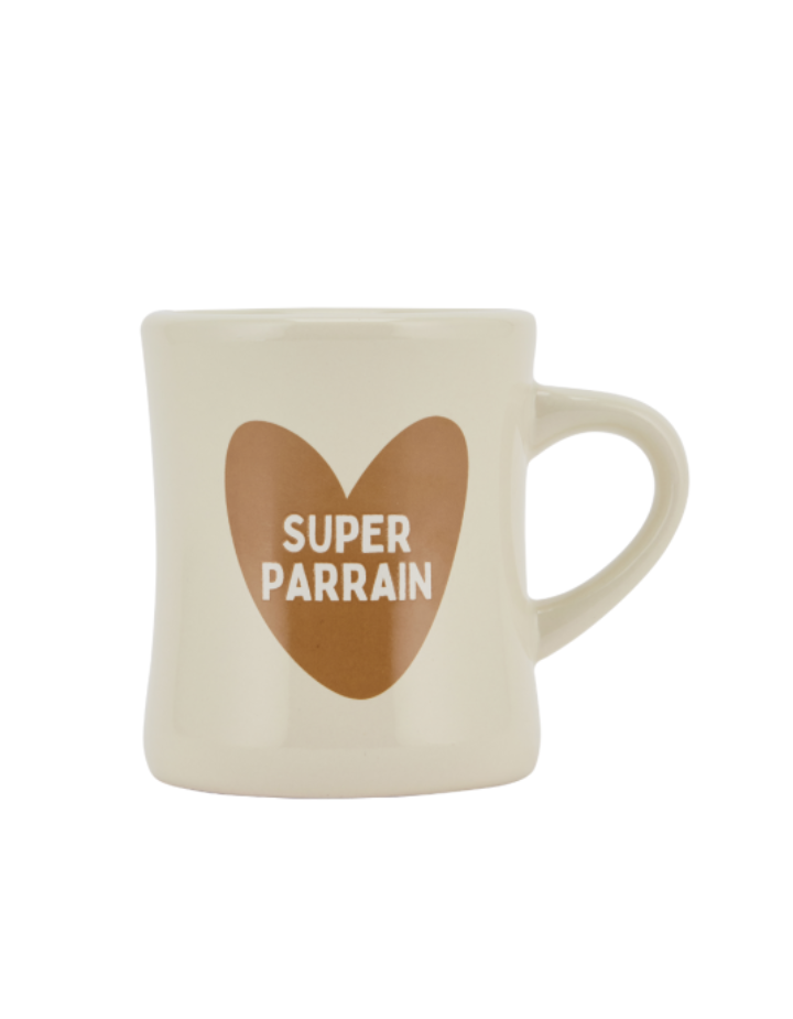 Mug Super Parrain en céramique | Atelier Wagram