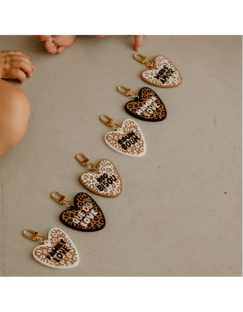 Porte-clés More Amor Léopard | Atelier Wagram
