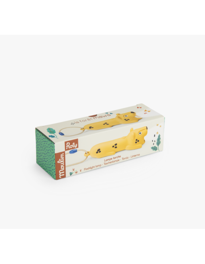 Lampe torche léopard Moulin Roty – La forêt Mawa