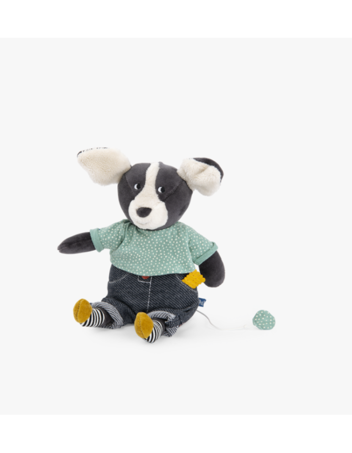 Peluche musicale Chien Puce Moulin Roty – Puce & Pilou