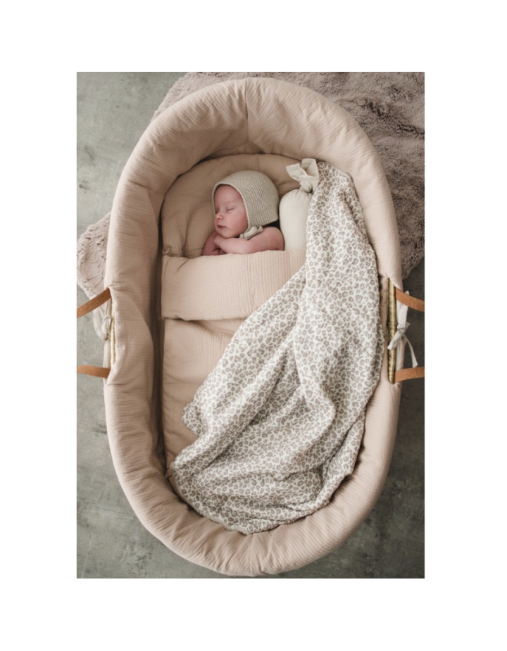 Couverture polaire large Wild Print Babyshower – 110 × 80 cm