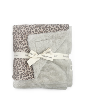 Couverture polaire large Wild Print Babyshower – 110 × 80 cm