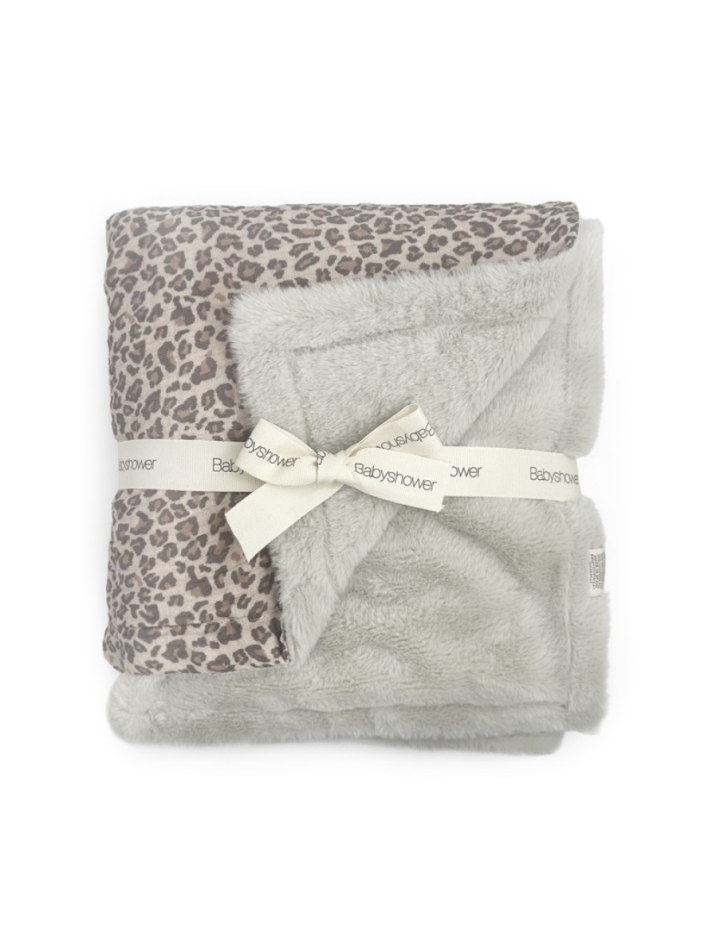 Couverture polaire large Wild Print Babyshower – 110 × 80 cm