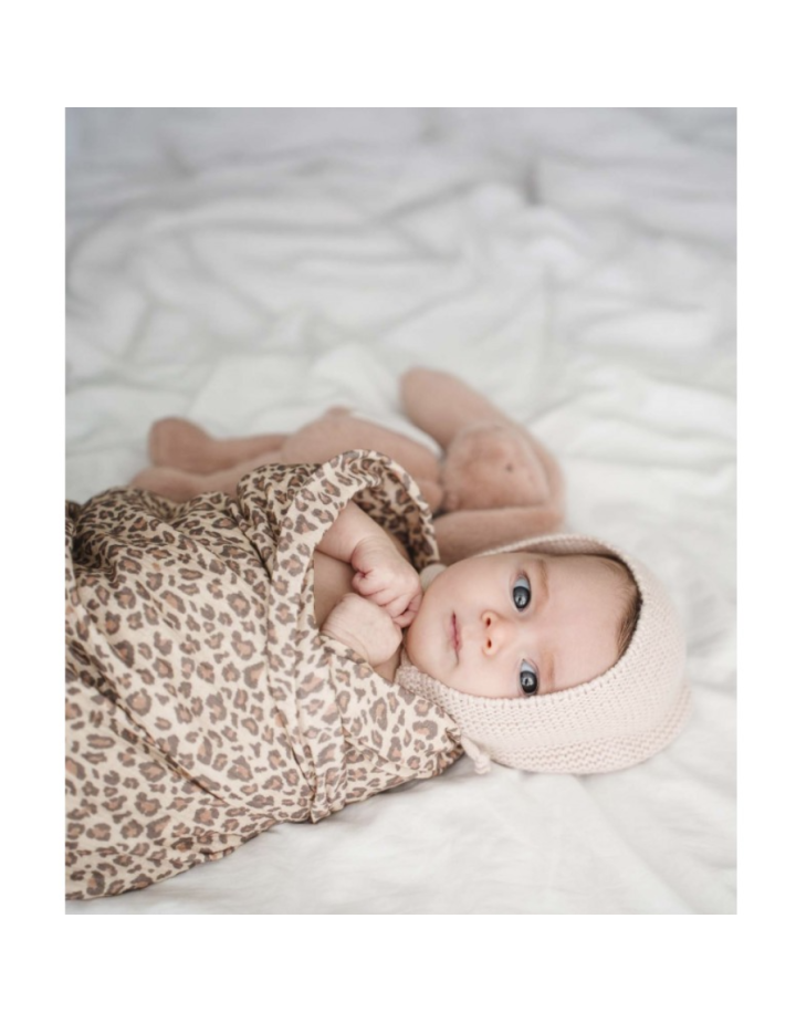 Set de langes Minimax Wild Print Babyshower – Coton bio