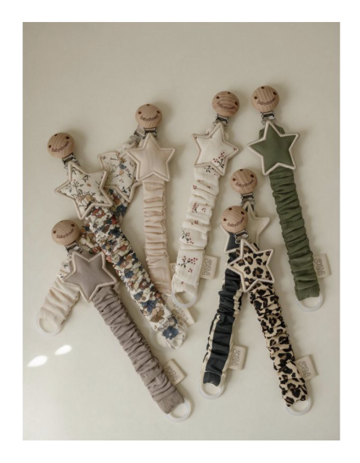 Attache-tétine Wood Étoile Wild Print – Babyshower