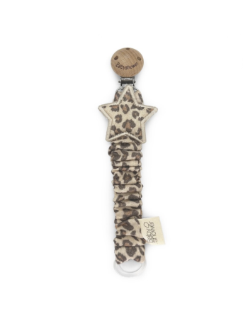 Attache-tétine Wood Étoile Wild Print – Babyshower