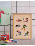 Affiche Yoga Kids pour enfants – Poster pédagogique