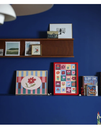 Affiche Patchwork Fleuri – Décoration florale | Ma Petite Vie