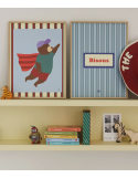 Affiche Ours Super-Héros – Décoration chambre enfant