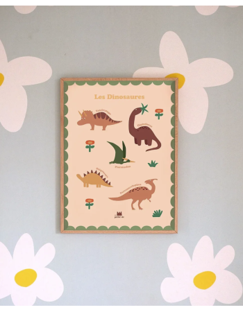 Affiche Les Dinosaures – Poster éducatif enfant | Ma Petite Vie