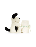 Doudou Jellycat Bashful Black & Cream Puppy | Bébé