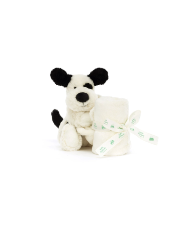 Doudou Jellycat Bashful Black & Cream Puppy | Bébé