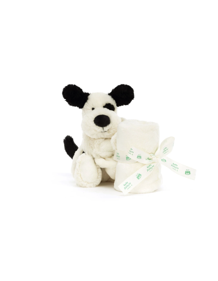 Doudou Jellycat Bashful Black & Cream Puppy | Bébé