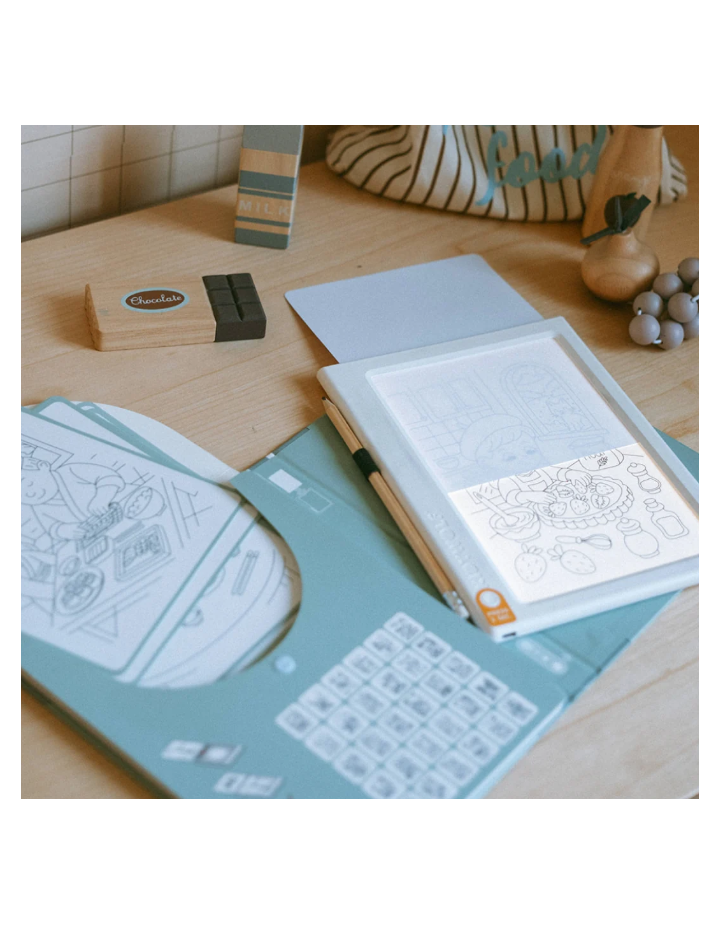 KIDYDRAW PAD Food – Tablette à dessin Kidywolf