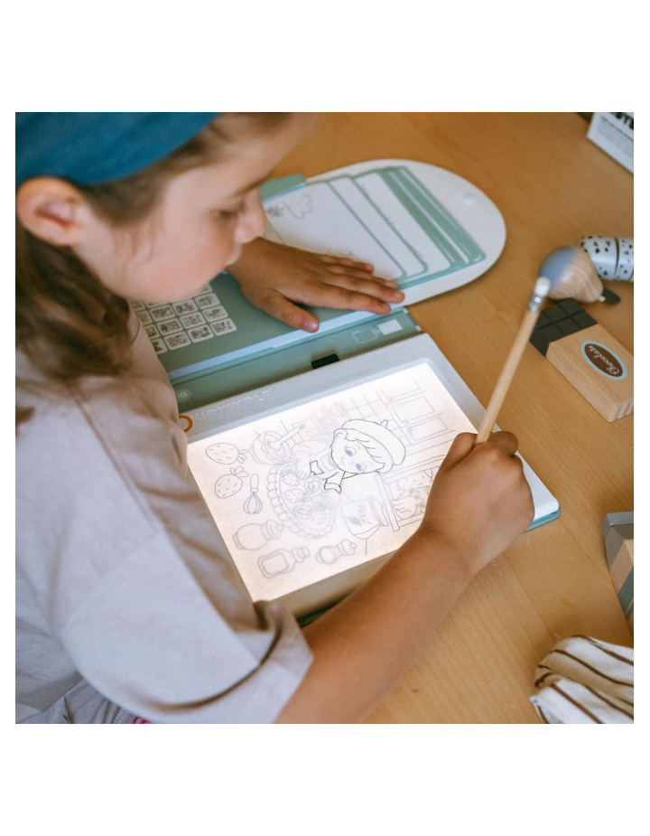 KIDYDRAW PAD Food – Tablette à dessin Kidywolf