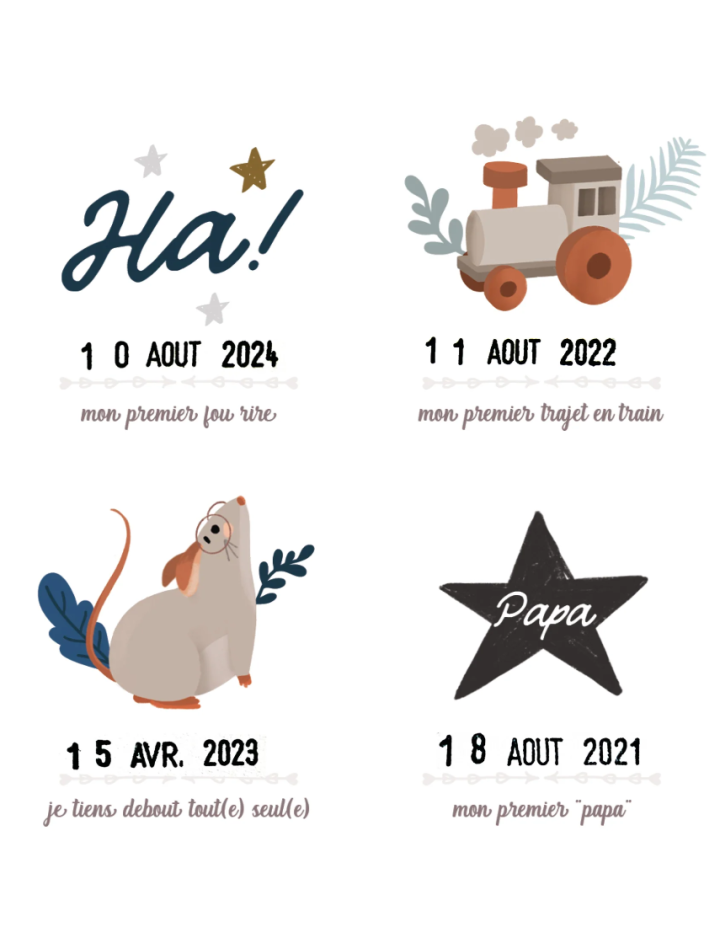 Affiche Mes Premières Fois Cobalt – Les Petites Dates